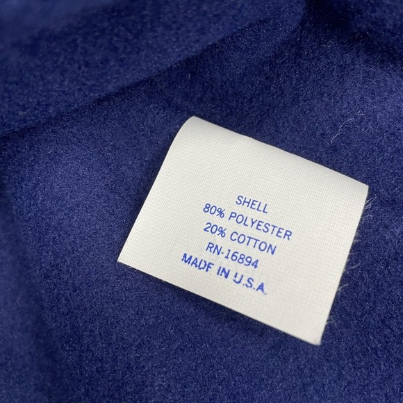 Vintage IDITAROD ALASKA Wolf Sled Dog Fleece Lined Snow Jacket Made in USA Large - Picture 11 of 12